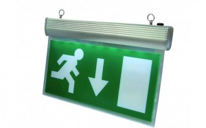 fire exit sign for workplace