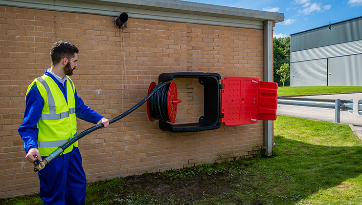 Introducing the HRE100 Hose Reel Box - ideal for harsh environments - Fire  Depot