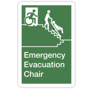 Evacuation Chairs provide a safe emergency exit 