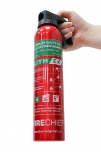 World’s first extinguisher for Lithium Ion battery fires launched