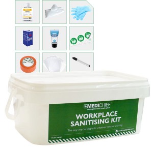 Keep safe on site with our handy Workplace Sanitising Kit!