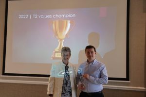 Josh named Fire Depot T2 values champion at company event