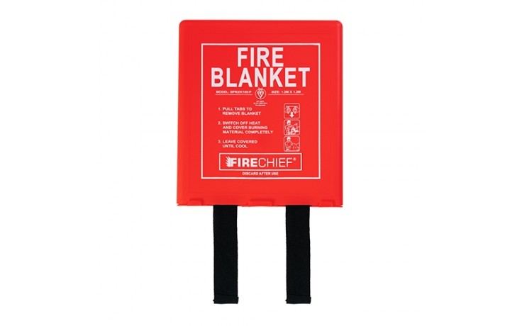 1.2m x 1.2m Rigid Case Fire Blanket (BPR2/K100-P)