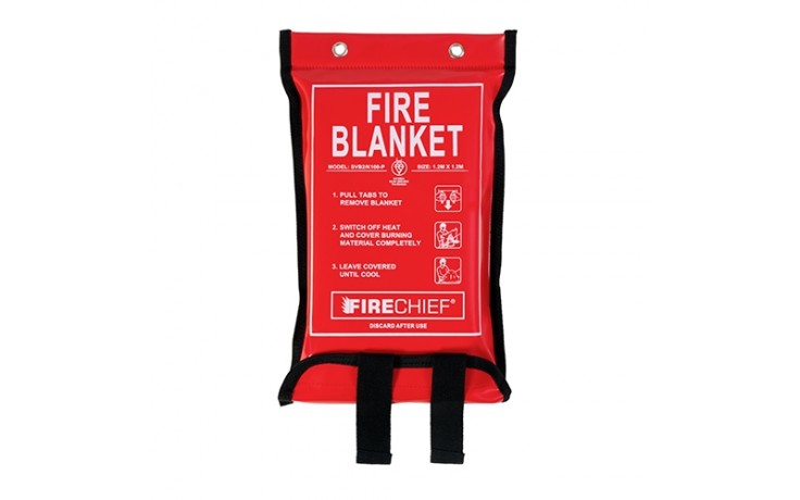 1.2m x 1.2m Firechief Soft Case Fire Blanket (SVB2/K100-P)