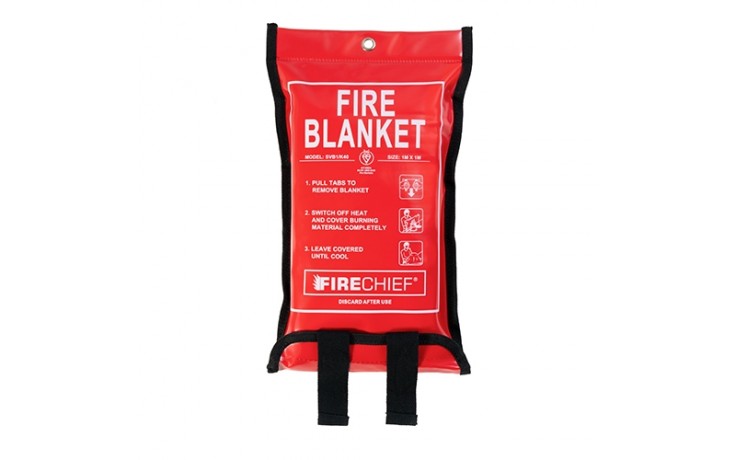 1m x 1m Firechief Fire Blanket Soft Case (SVB1/K40)