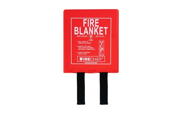 1.2 x 1.2m Firechief Fire Blanket Rigid Case (BPR2/K40)
