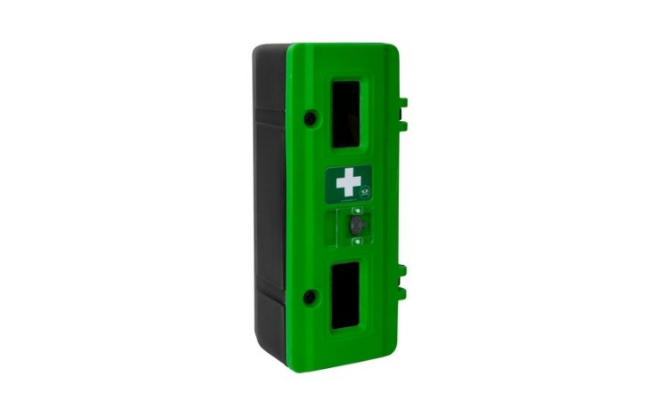 SMALL ESCAPE EQUIPMENT CABINET WITH TRIANGULAR KEYLOCKS AND KEYBOX