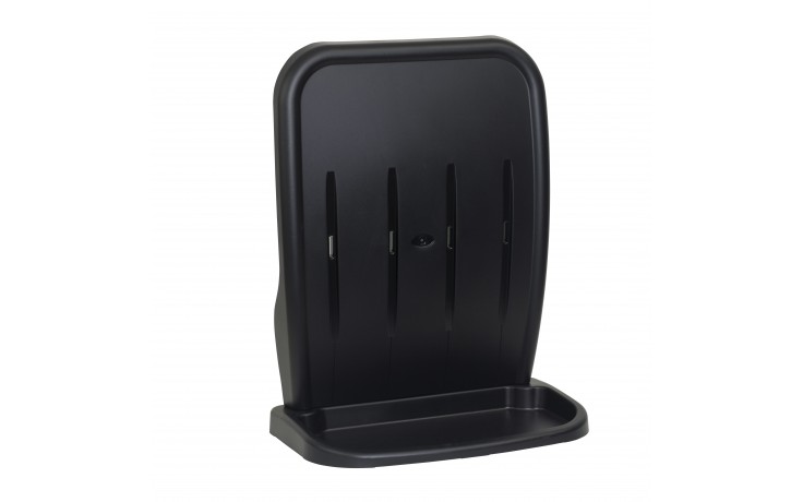 Injection Moulded Two Part Stand Black - Double