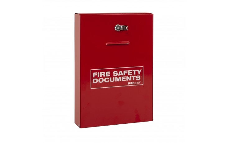 Slimline document holder with seal latch