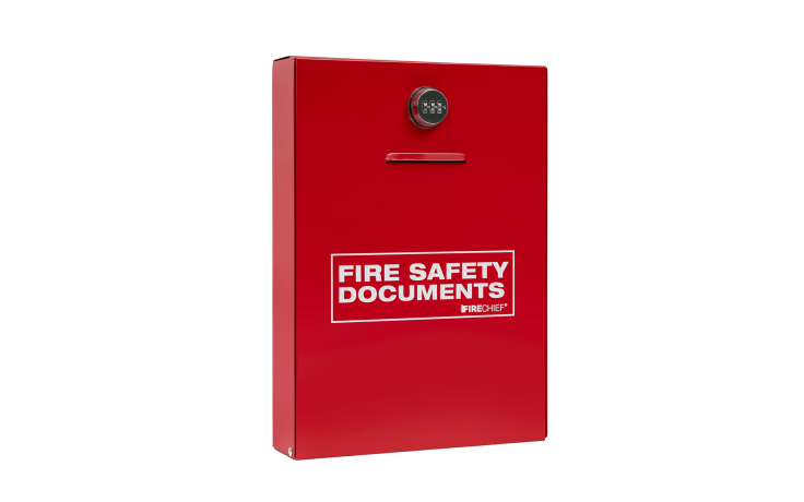 Slimline document holder with combination lock