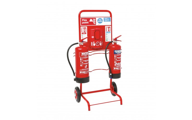Site alarm trolley
