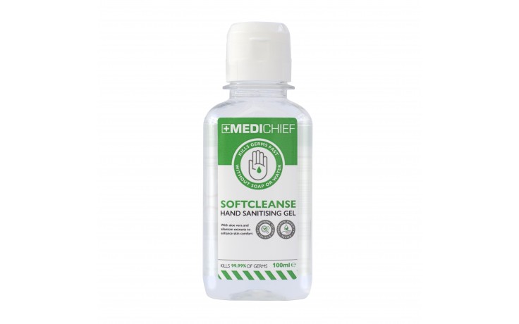 SoftCleanse Hand Sanitising Gel – 100ml – Pack of 6