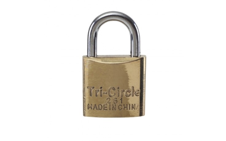 Brass Padlock - 20mm, Keyed Alike