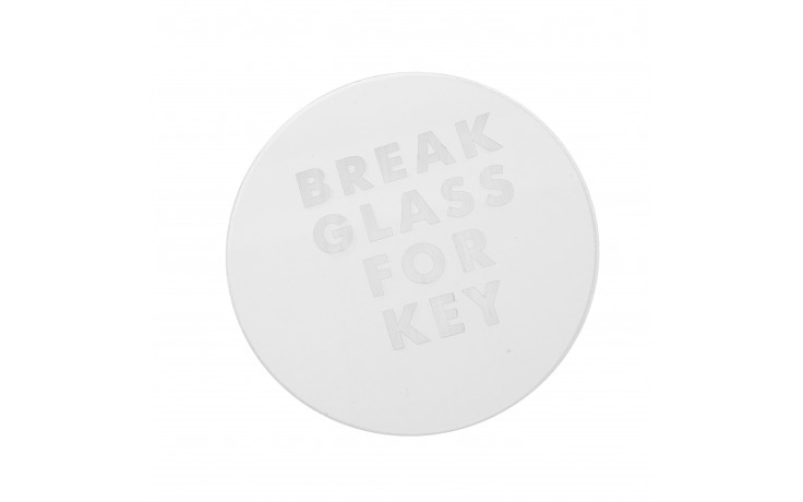 Spare keybox glass