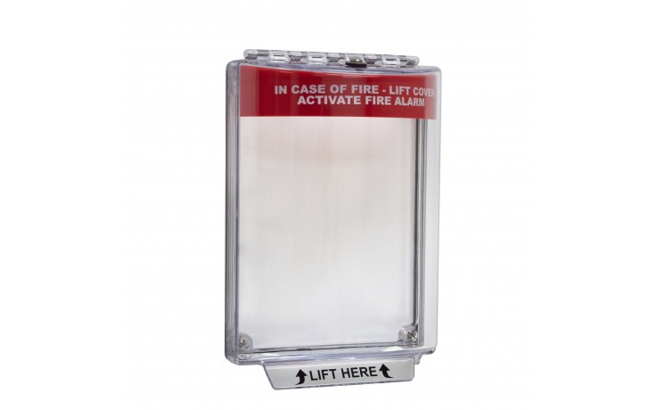Flush Mounted Call Point Cover with Integral Sounder