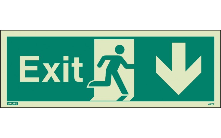 Exit sign down (150 x 400)