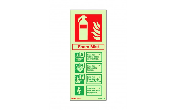 Foam Mist Sign Photolum 200 x 80