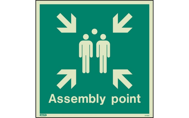 Assembly point sign