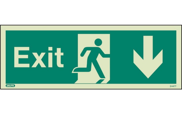 Exit sign down (120 x 340)