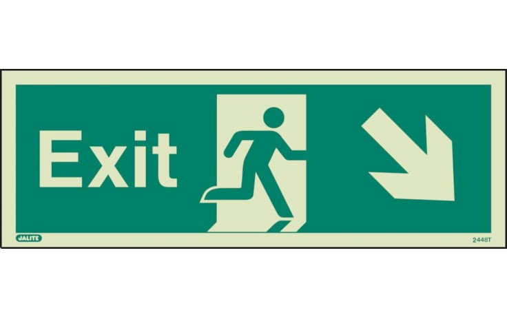 Exit sign down to the right (120 x 340)