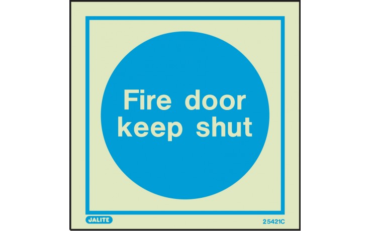 Fire door keep shut sign