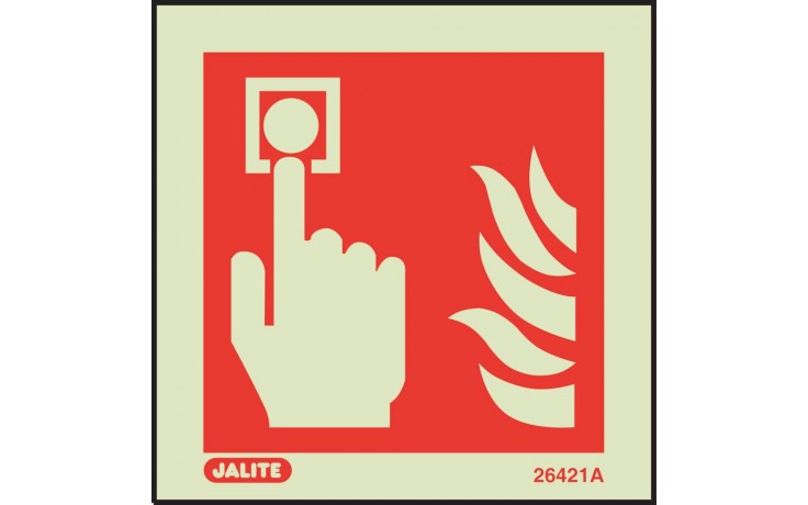 Fire alarm location sign