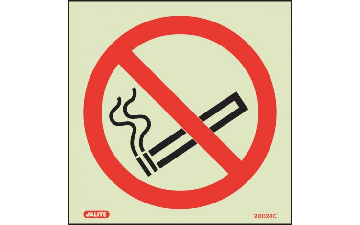 Prohibition no smoking sign