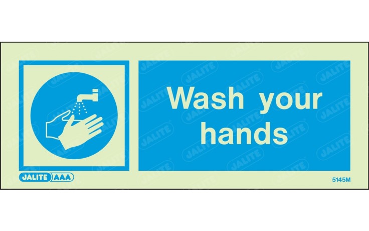 WASH YOUR HANDS SIGN