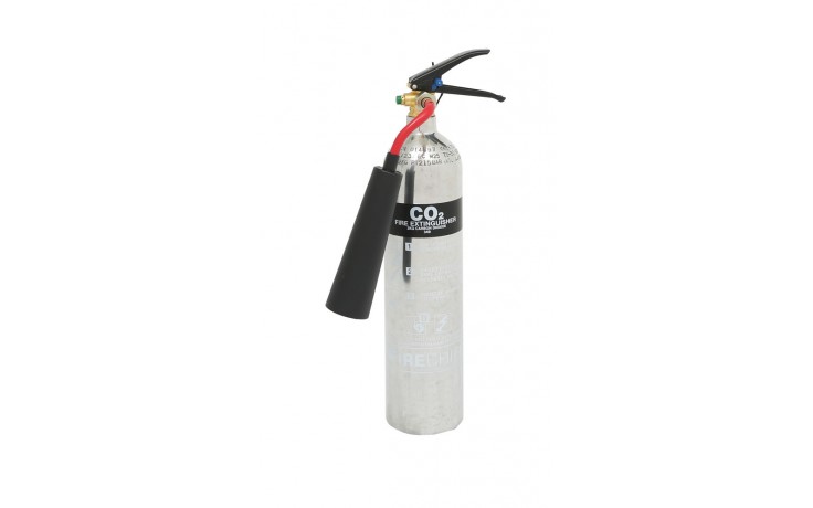 Firechief Elite 2kg CO2 Polished Alloy extinguisher
