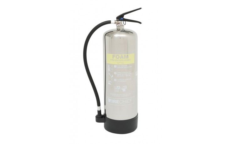Firechief Elite 9L Foam Polished Extinguisher