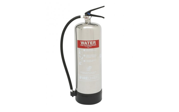 Firechief Elite 9 litre Stainless Steel Water Extinguisher