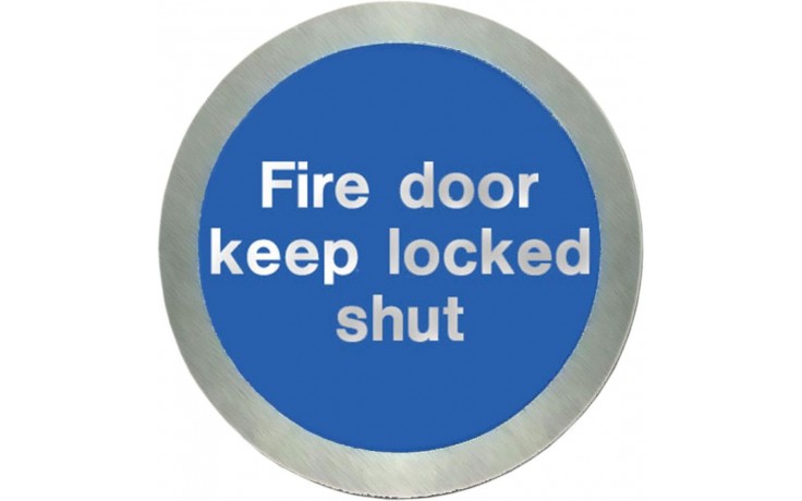 Stainless steel Fire door keep locked shut disc