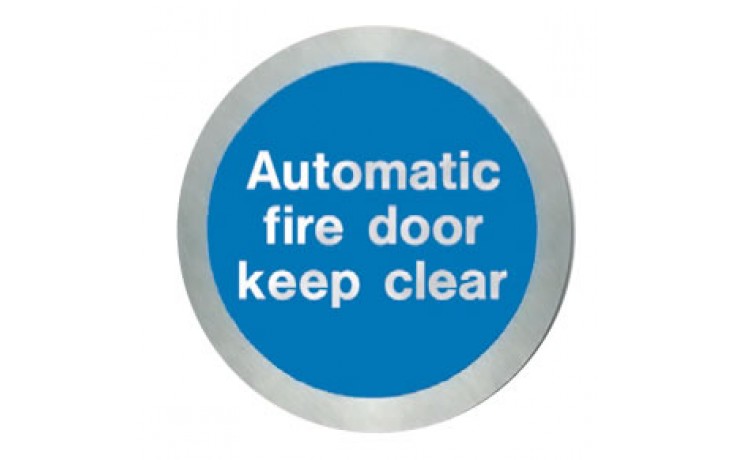 Stainless steel Automatic fire door keep clear disc