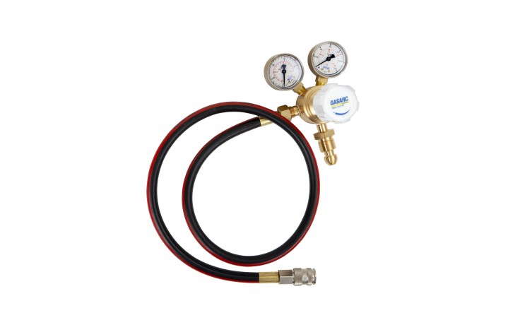 Nitrogen regulator and hose assembly