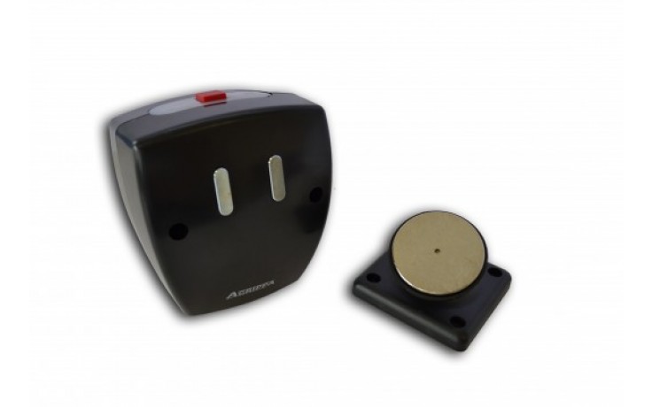 Agrippa Acoustic Battery Operated Door Holder - Black Finish
