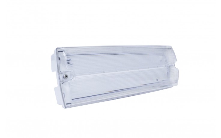 Firechief 2.5W LED Emergency IP65 Bulkhead Switchable