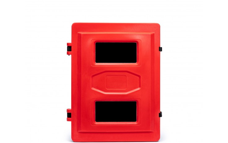Double extinguisher cabinet