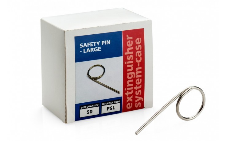 Large extinguisher safety pin
