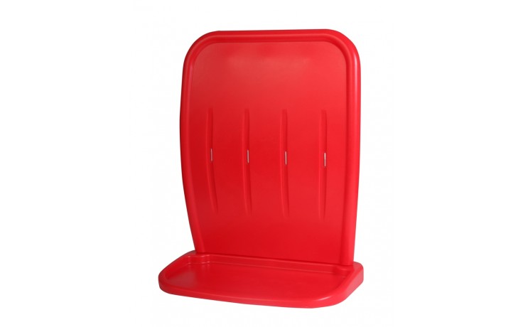 Injection Moulded Two Part Double Stand Red - Double