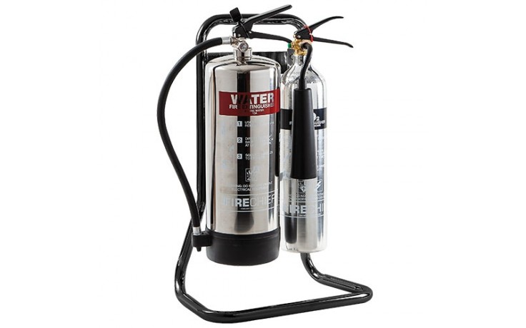 FIRECHIEF TUBULAR DOUBLE STAND - BLACK