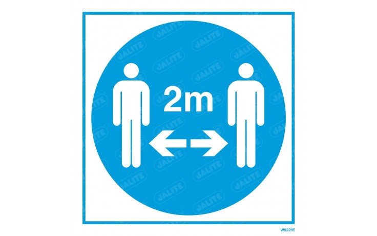 STAY 2 METRES APART SIGN
