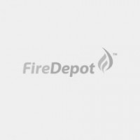 Firechief Arc Single Cabinet - White Steel Semi-recessed Extinguisher Cabinet