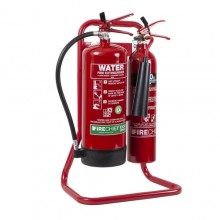 Firechief Tubular Double Stand - Red