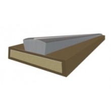 10mm Intumescent fire and smoke seal - brown