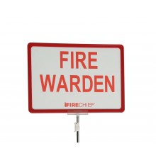 Telescopic fire warden sign