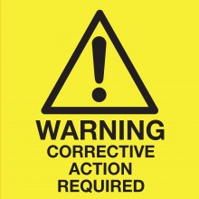 Corrective Action Label- quantity of 1000