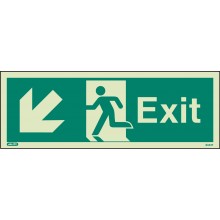 Exit sign down to the left (150 x 400)