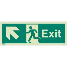Exit sign up to the left (150 x 400)