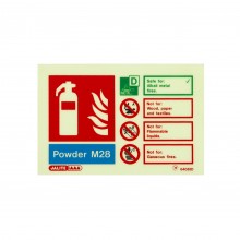 Sign POWDER M28 Photolum