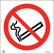 Prohibition no smoking sign